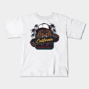 California skateboarding Kids T-Shirt